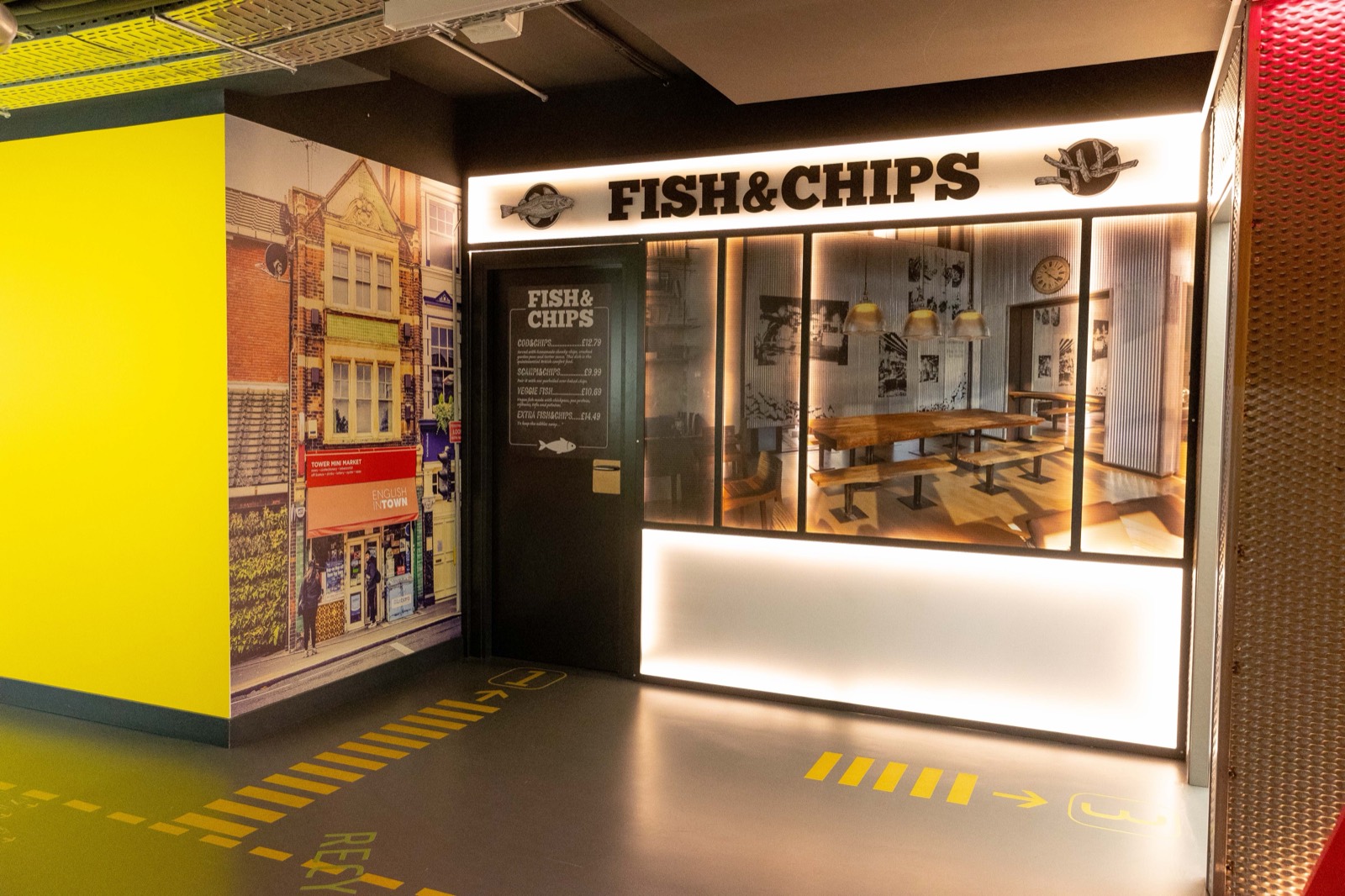 Zona temática Fish & Chips